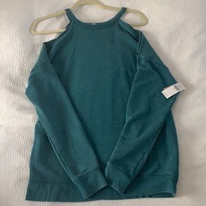 American Eagle open shoulder sweatshirt